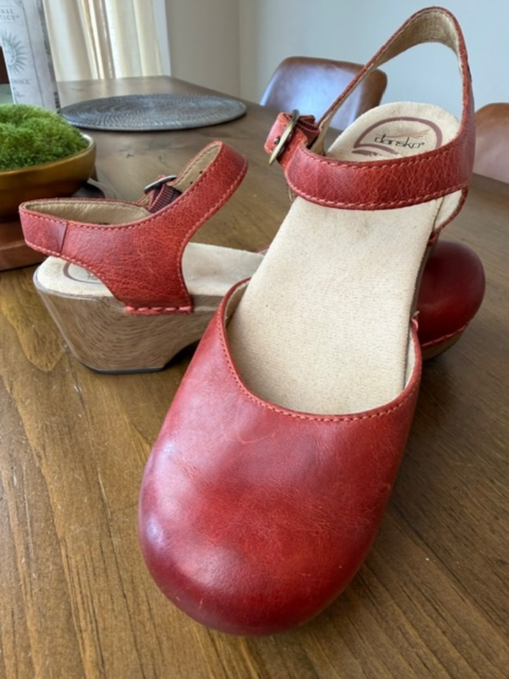 Dansko "Sam" Leather Sandals Mary Jane Style Women's EU size 36 --US 5.5 - 6 - Picture 3 of 11